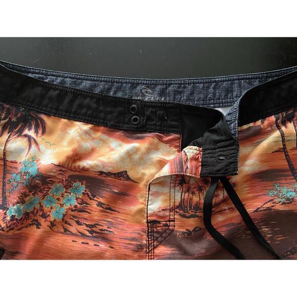 RIPCURL Sunset Beach Theme Boardshorts Mens sz 34 - Picture 3 of 11